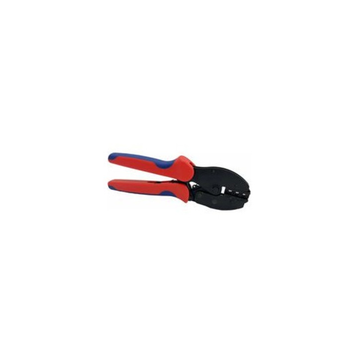 Napelem kábel krimpelő fogó 2.5-6 mm többszínű ergonomikus