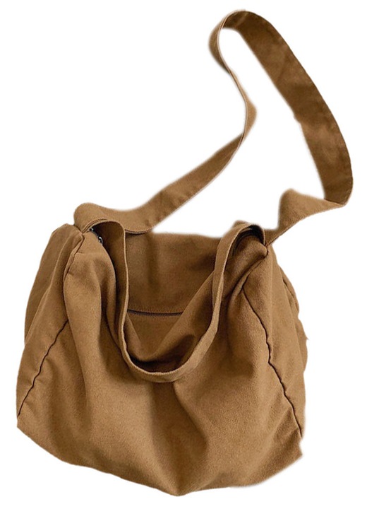 Geanta de umar din piele, din panza, tip messenger, geanta crossbody, culoare