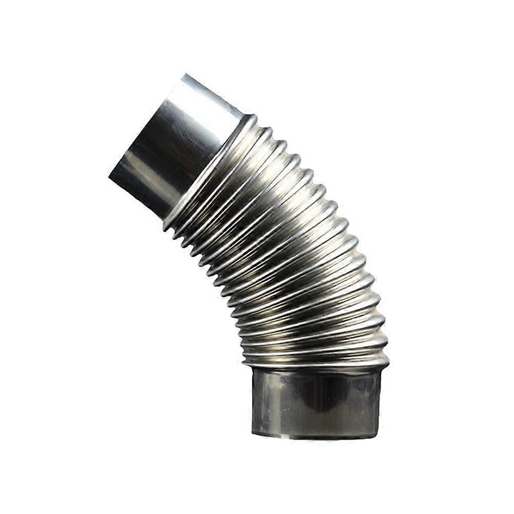 Cot inox 45 grade flexibil pentru cos fum 60mm