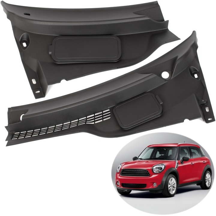 M MODECAR MINI Cooper R60 R61 ablaktörlő burkolat jobb oldali fekete készlet