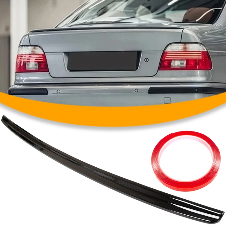 M MODECAR M5 stílusú hátsó spoiler, fényes fekete, ABS, 1996-2003, 5 E39 Sedan