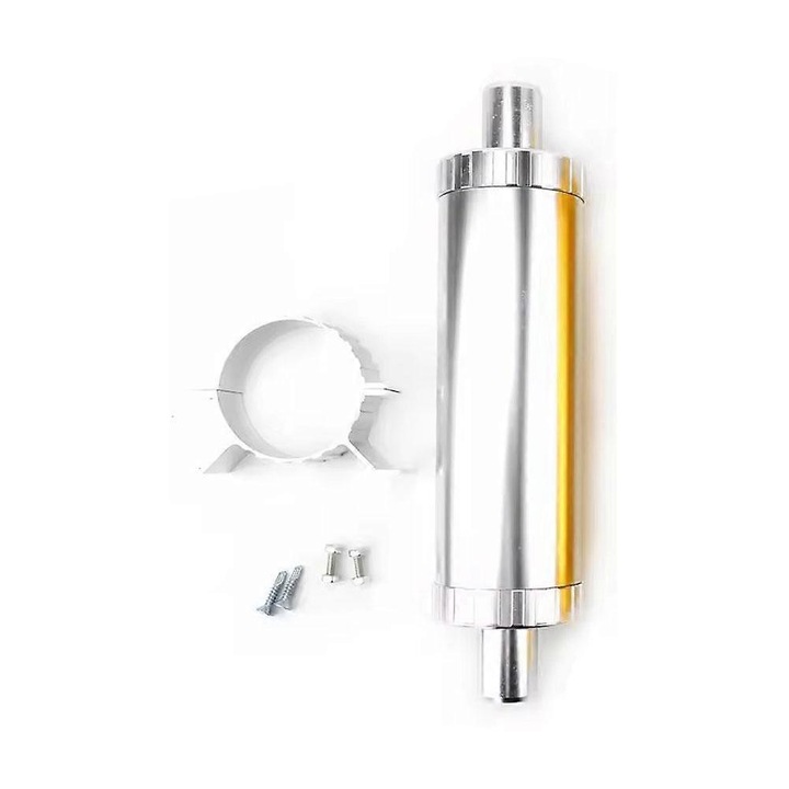 Toba de esapament pentru incalzitor diesel, otel inoxidabil, argintiu, 24x20mm
