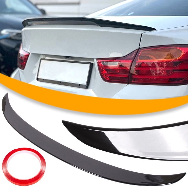 Hátsó spoiler M MODECAR MP Look, fényes fekete, ABS, BMW 4 coupe-hoz, 2013.07-2020.06