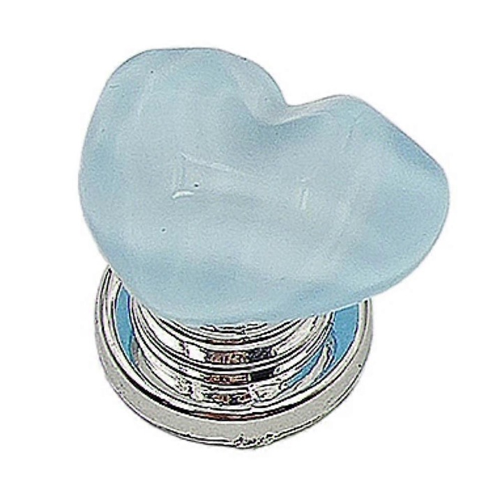 4 db szív alakú WC gomb szett, műanyag, többszínű, 3x2x2cm