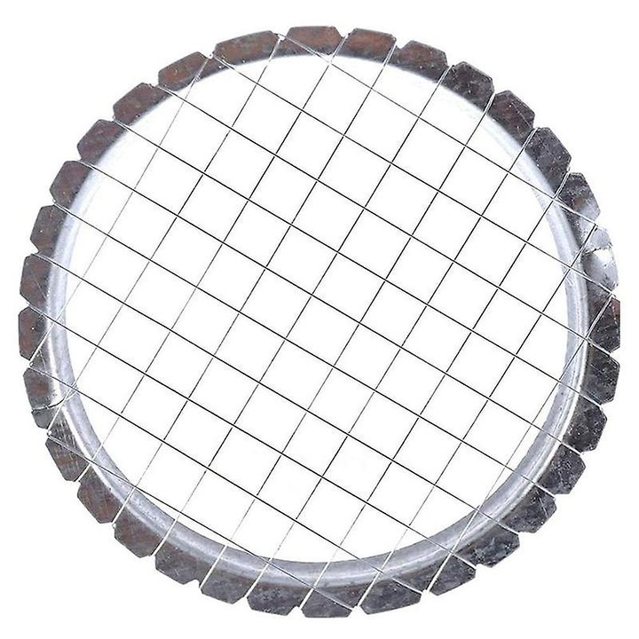 Feliator oua inox, taietor cuburi si felii, 8.9x8.9cm