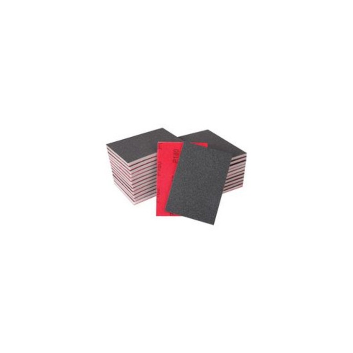 Set 24 bureti abrazivi 70x100mm, granulatie 180, flexibili, umed-uscat