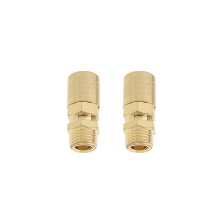 2 db légkompresszor biztonsági szelep készlet, sárgaréz, 11 bar, 6.35mm BSP, automata