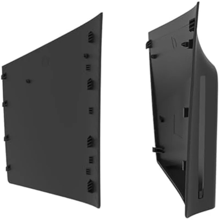 Carcasa de protectie pentru consola PS5 Pro, set de inlocuire, 5 piese, material ABS, grosime 3 mm, pentru editii Disc si digitale, in culori negru, rosu, albastru si gri (albastru)