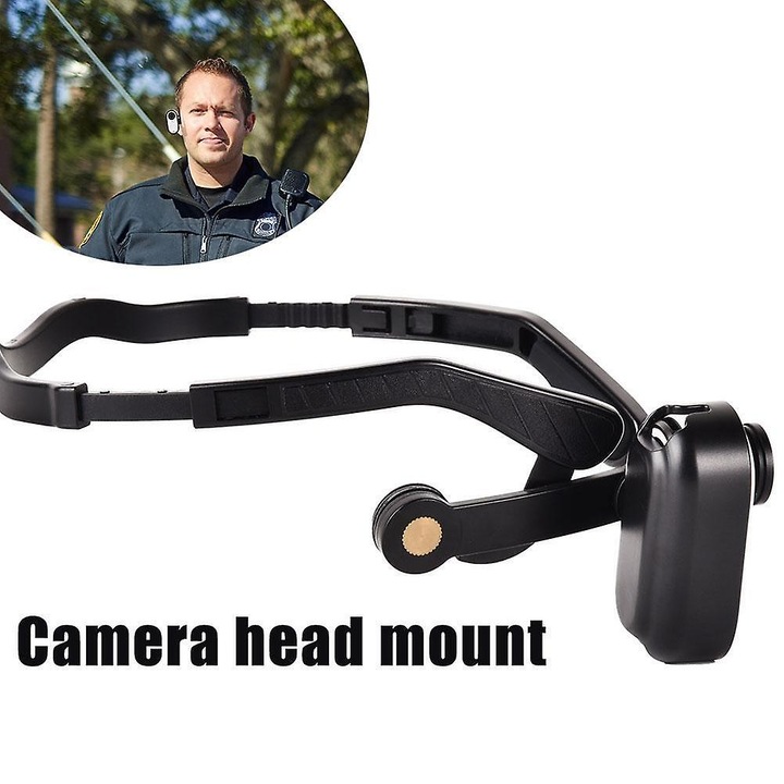 Suport cap portabil pentru Insta360 Go3, flexibil, negru