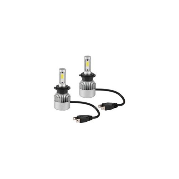 Pereche becuri LED H7 36W 8000LM ezüst 6000K