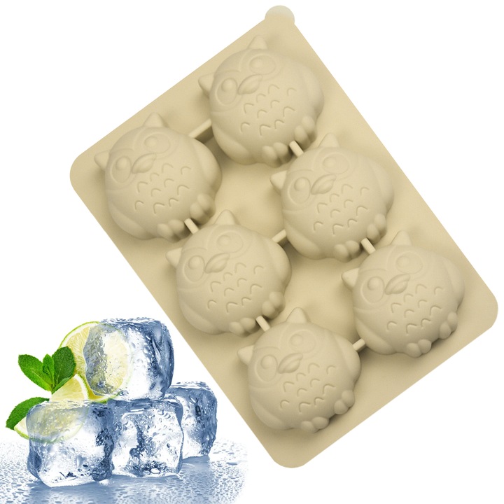 Aparat de gheata pentru whisky, rotund, pentru congelare, copt, mestesuguri (Stil 6)