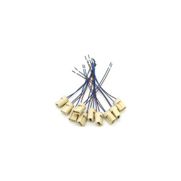 G9 LED izzó 5W, meleg fehér, kerámia, 16x50mm, 10 db-os szett