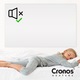 Панелен радиатор Cronos Graphene PRO бял 120,5x75,5см 900W комплект със сребърни крачета