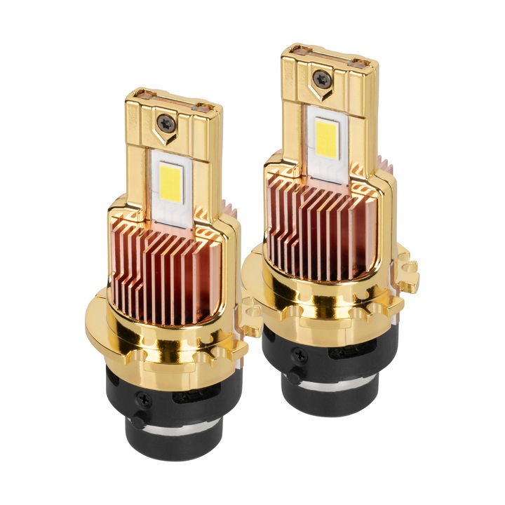 Комплект 2 LED крушки за кола 90W 6000K сребрист 9-36V IP68 15000LM