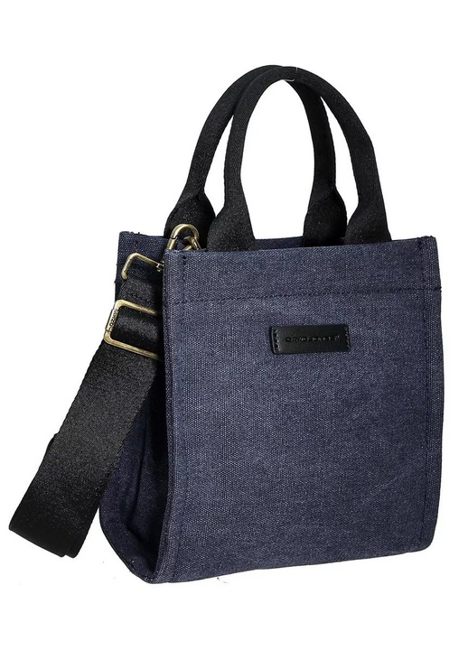 Geanta dama David Jones mica neagra 19x9x21cm