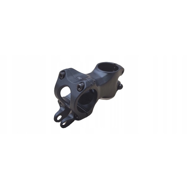 Gewage ZS-023 kormánycső, fekete alumínium, 31,8mm 60mm 6°, lámpatartóval
