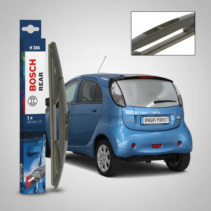 Mitsubishi i/i-MiEV 2006+ Hátsó Ablaktörlő, Bosch Rear H306