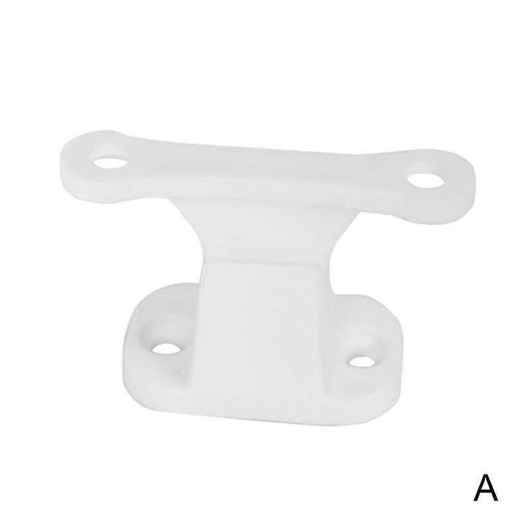 Fekete műanyag ajtóütköző 30x45mm lakókocsikhoz és karavánokhoz
