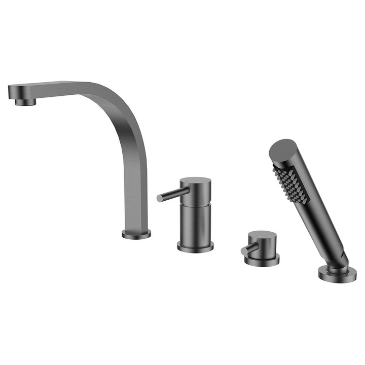Besco Decco grafit fürdőszoba csaptelep 22.6cm 20cm