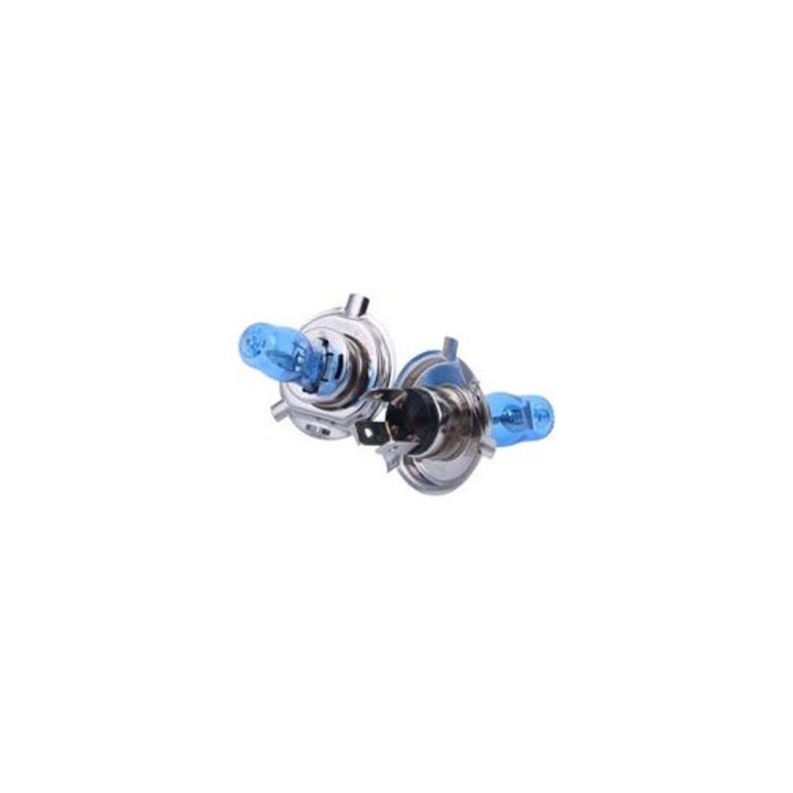 2 db H4 halogén izzó készlet 12V 100W 90W fehér 6000K