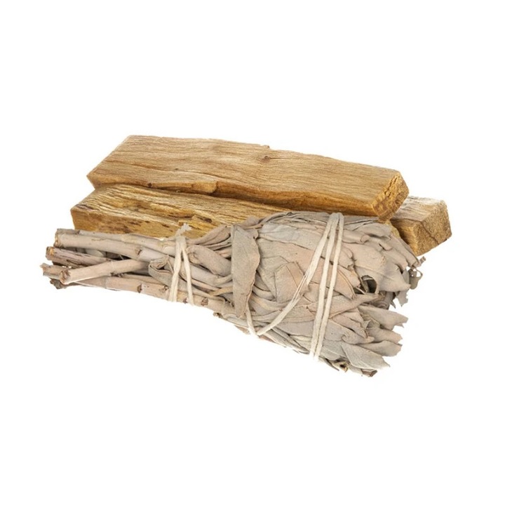 Bilovit illatos pálcika szett, fehér és Palo Santo, 7-11cm, 58-61g