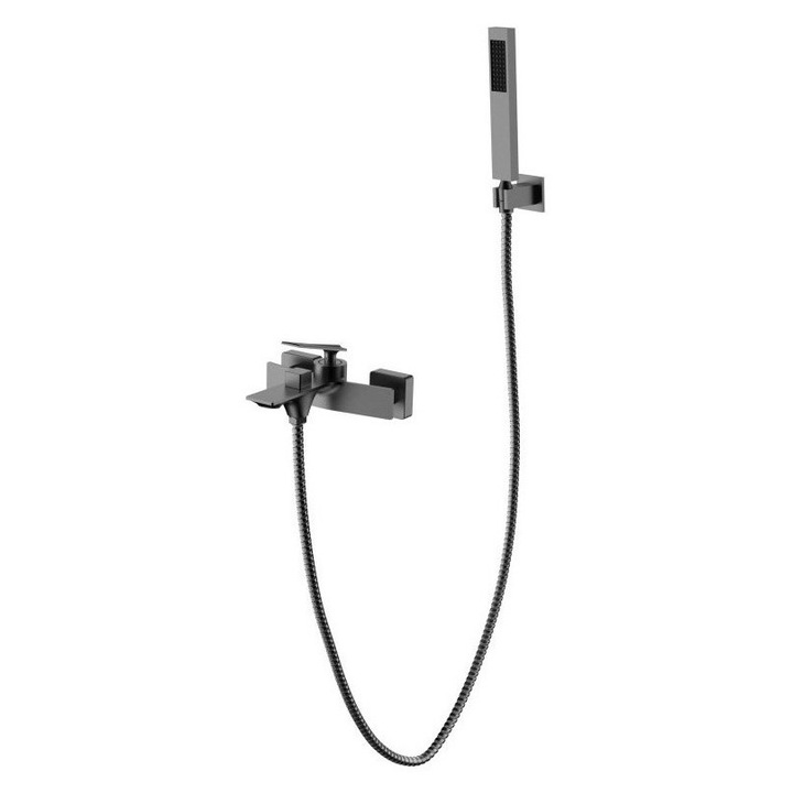 Besco Aspira grafit fürdőszobai csaptelep 19.8cm kerámia karos fogantyúk
