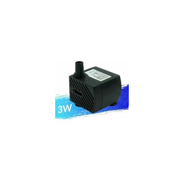 Ultra-csendes vízpumpa 180L/h állítható IPX8 3W