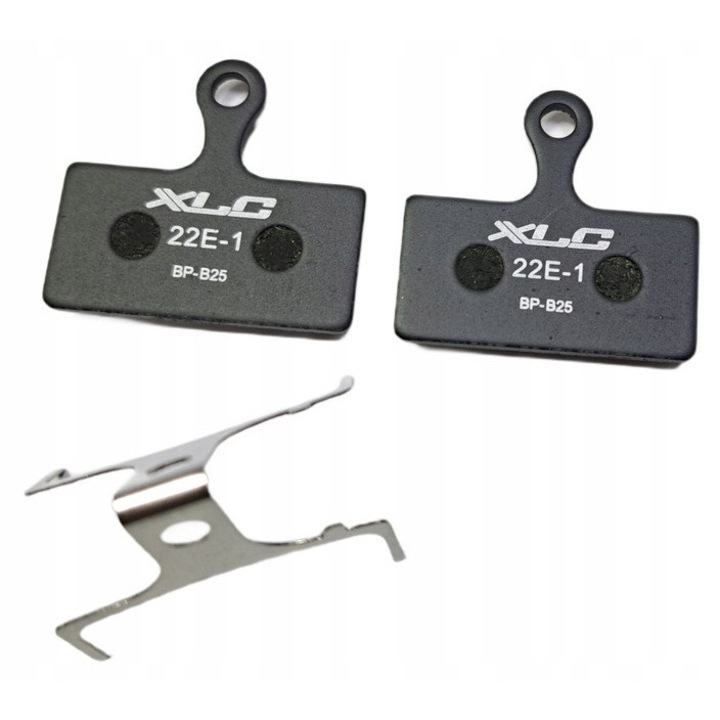 Накладки за спирачки XLC BP-B25, издръжливи, черни, 22g, комплект за Shimano Deore SLX XT