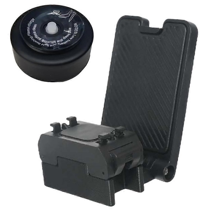 Suport magnetic rotativ pentru camera, plastic, negru, 42.7g