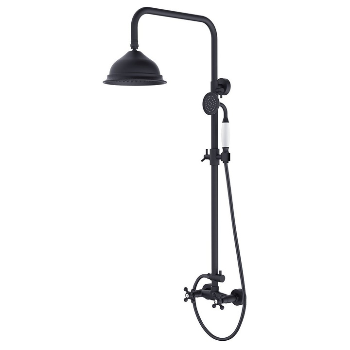 Besco Retro zuhanygarnitúra, matt fekete, 150 cm, 20 cm, 94x126 cm