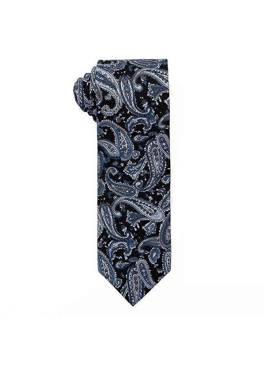 Cravata bumbac floral 7.5cm casual multicolor