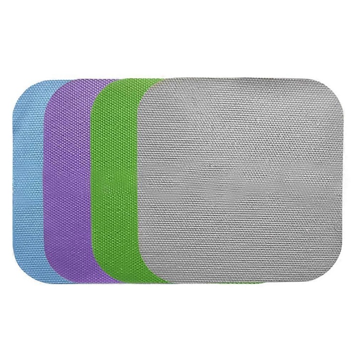 Set 6 covorase cauciuc pentru deschis borcane multicolor 12.7x12.7cm