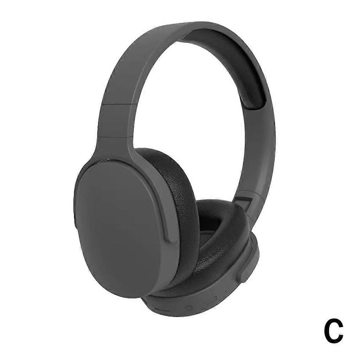Vezeték nélküli Bluetooth 5.3 fejhallgató, összecsukható, fekete, 40mm, 6 óra üzemidő