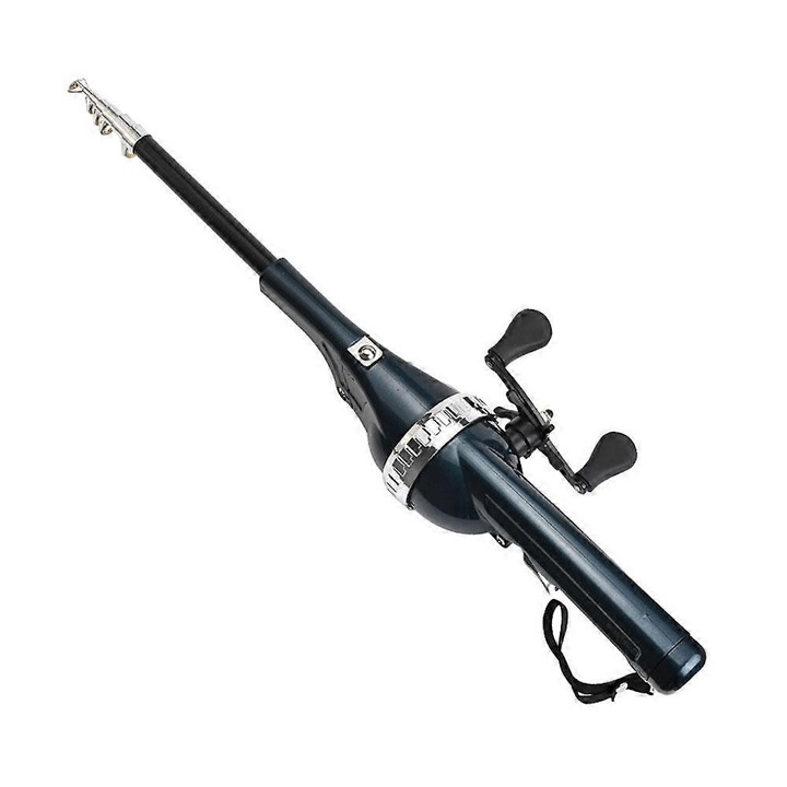 Lanseta pescuit pliabila carbon 131x7.5cm compacta ergonomica