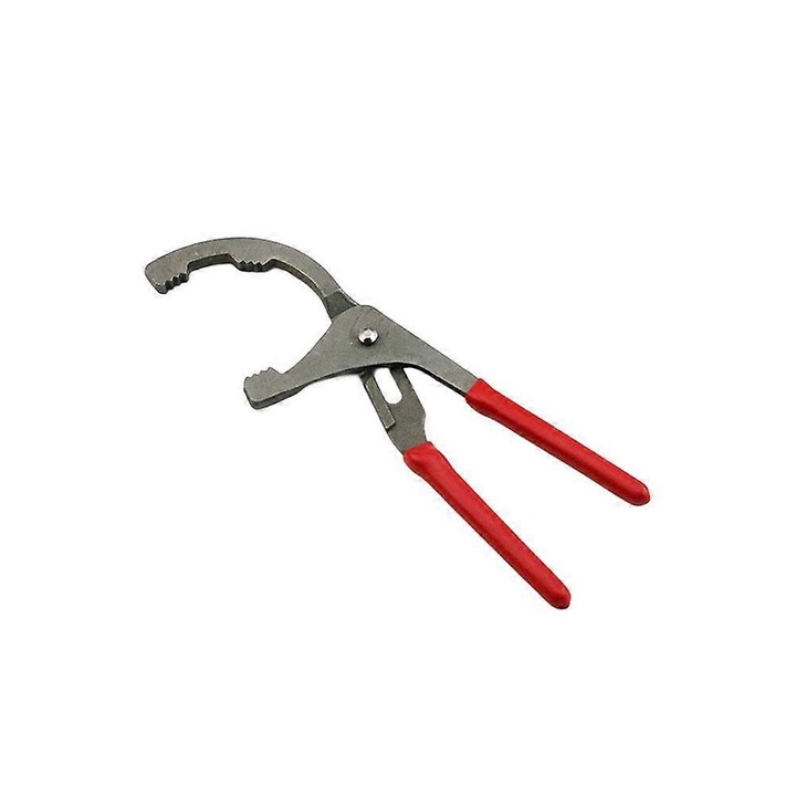 Olajszűrő fogó, állítható, 30cm, piros