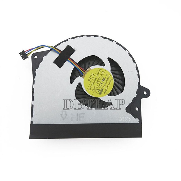 CPU hűtőventilátor 5V 1.5cm ASUS G751 sorozatú laptophoz