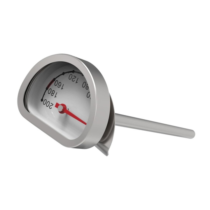 Termometru bucatarie wireless, sonda rezistenta, compact, negru