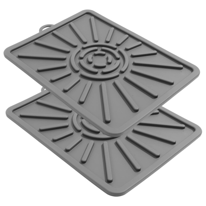 Set 2 covorase siliconice pentru copt si gratar, rezistente, antiaderente, 40x30cm