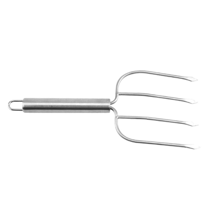 Furculita pentru friptura din otel inoxidabil, rezistenta, 2 dinti, 30cm
