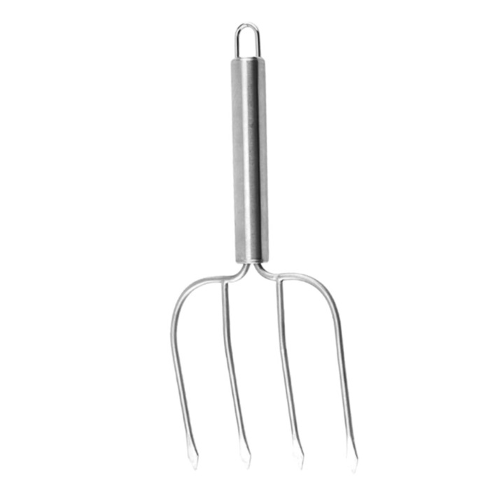 Furculita pentru friptura, lunga, inox, rezistenta, 45cm