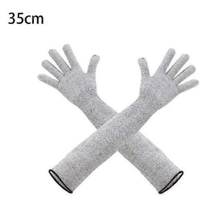 Manusi protectie animale, mansete anti-zgarieturi, 35cm, rezistente, flexibile