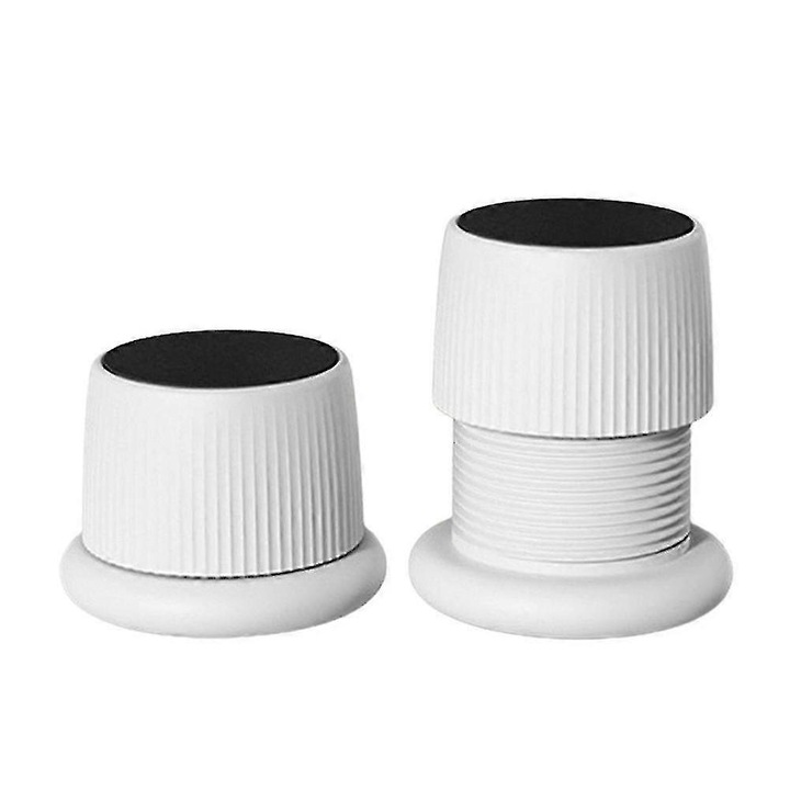 Bútoremelő készlet 2 darabos fehér 5x5x4cm állítható 40-60mm tartós ABS