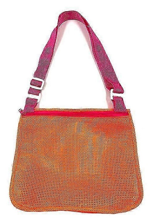 Geanta plasa pentru jucarii de plaja, multicolor, 16x