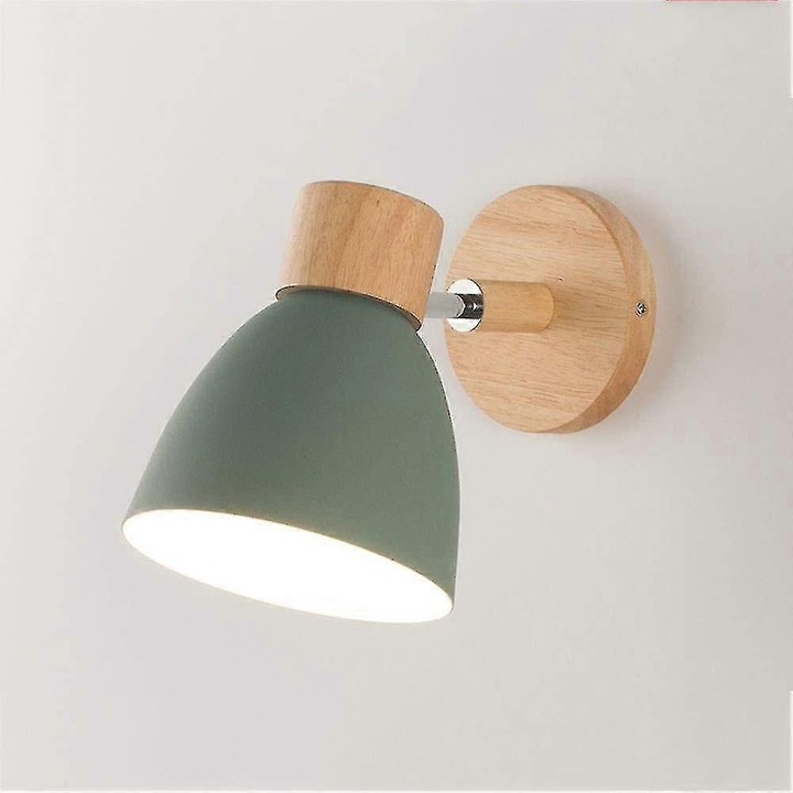 Aplica de perete metal verde 10-60W 110-220V