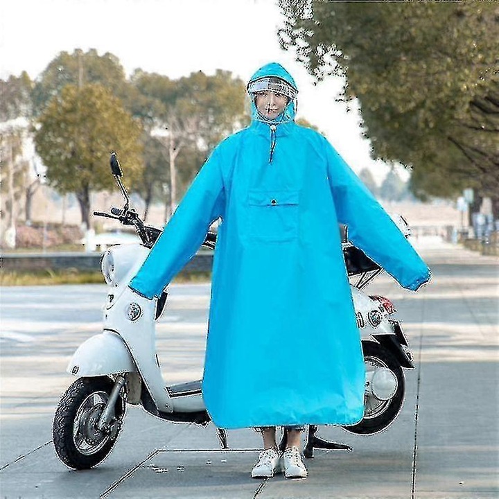 Univerzális motorkerékpár esőköpeny, kék, 5XL, 165x185cm