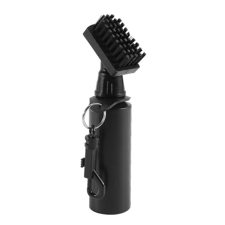 Perie curatare golf 15x6cm negru, nylon, portabila