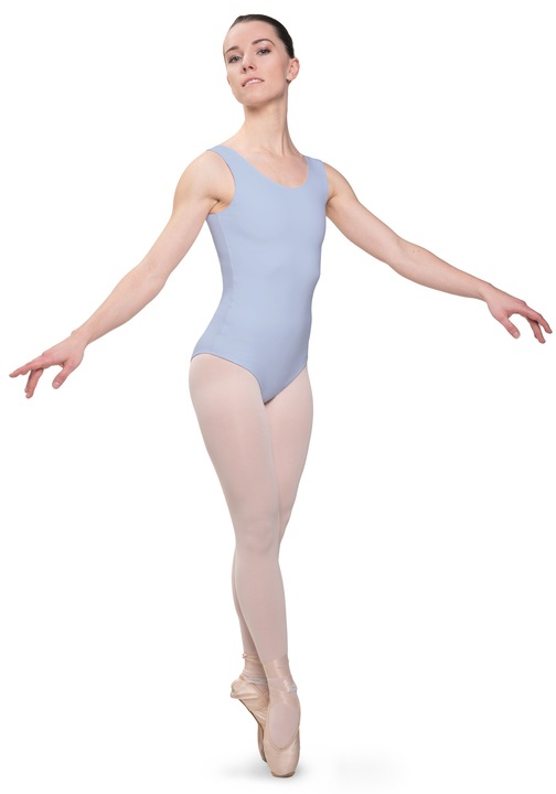 ARABESQUE Batylda balett body, kék, gimnasztikai tánchoz