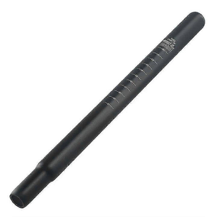 Könnyű fém kerékpárnyeregcső 27.2x350mm fekete