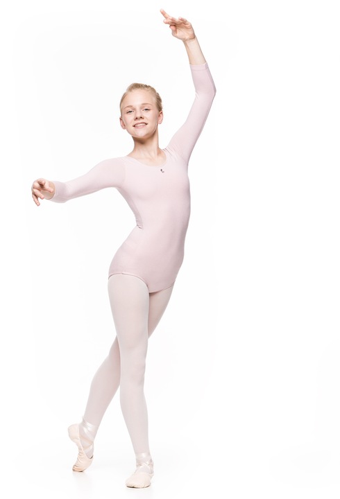 Body ARABESQUE Klara balett rózsaszín, tánchoz, gimnasztikához