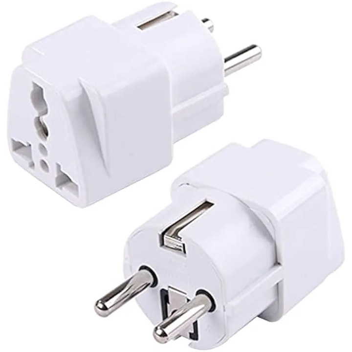 Univerzális 4 az 1-ben utazó adapter, fehér, 250V 2500W